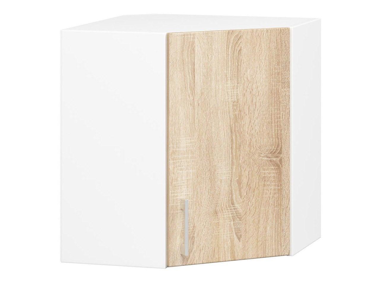 UNTERSCHRANK Weiß, Eiche Sonoma 58/60/30,5 - Weiß/Eiche Artisan, Holzwerkstoff (60/58/30.5cm) - RAUMHIRSCH FURNITURE