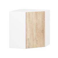 UNTERSCHRANK Weiß, Eiche Sonoma 58/60/30,5 - Weiß/Eiche Artisan, Holzwerkstoff (60/58/30.5cm) - RAUMHIRSCH FURNITURE
