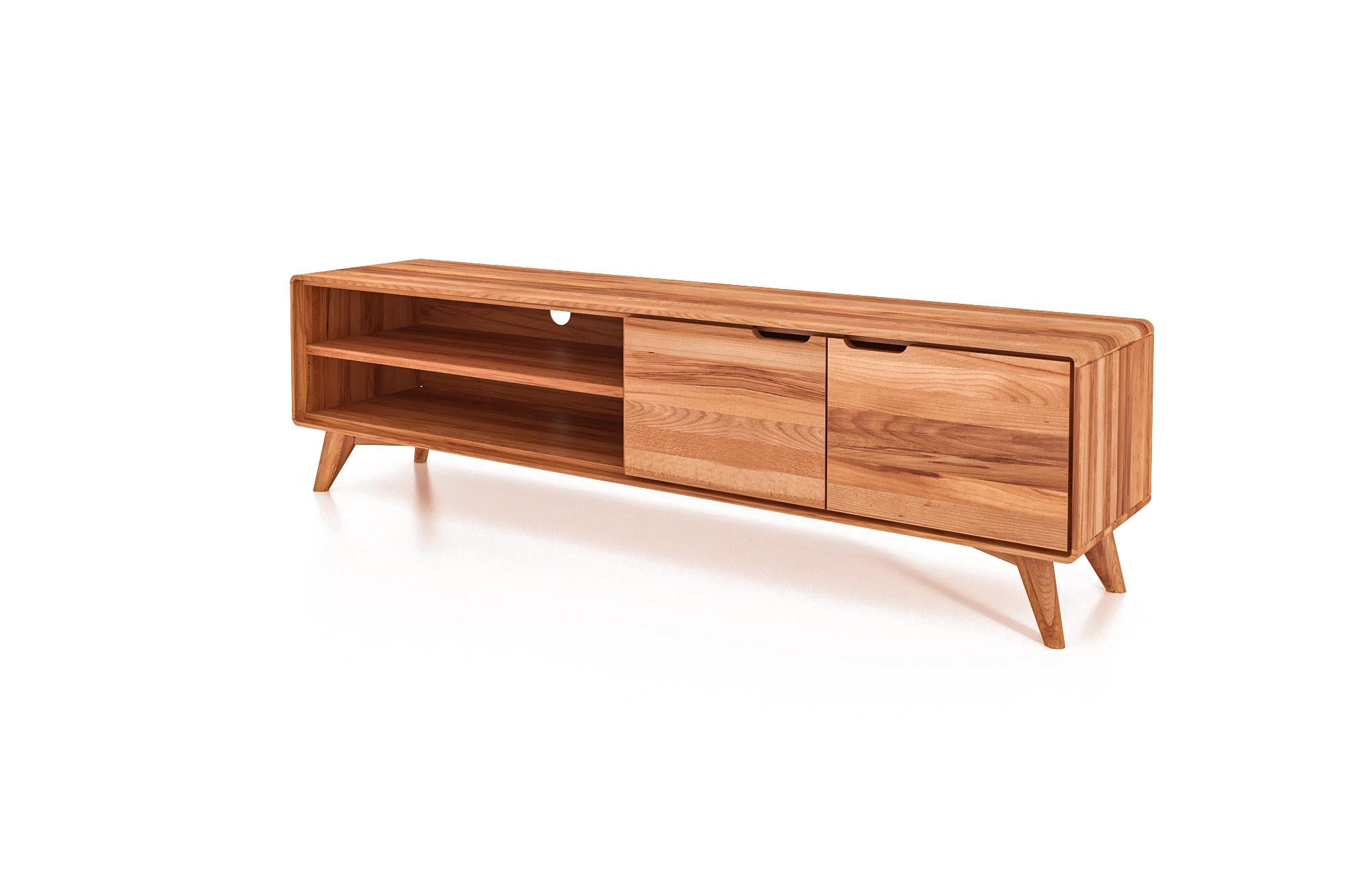 GREG HIFI-SCHRANK Kernbuche - Kernbuche, Holz (180/48/40cm) - byoak