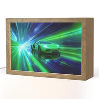 NACHTTISCHLAMPE Geschwindigkeit - Leicht - Sportwagen - Grün 30x20 cm - Grün, Holzwerkstoff (8/30/20cm) - OnlyWow