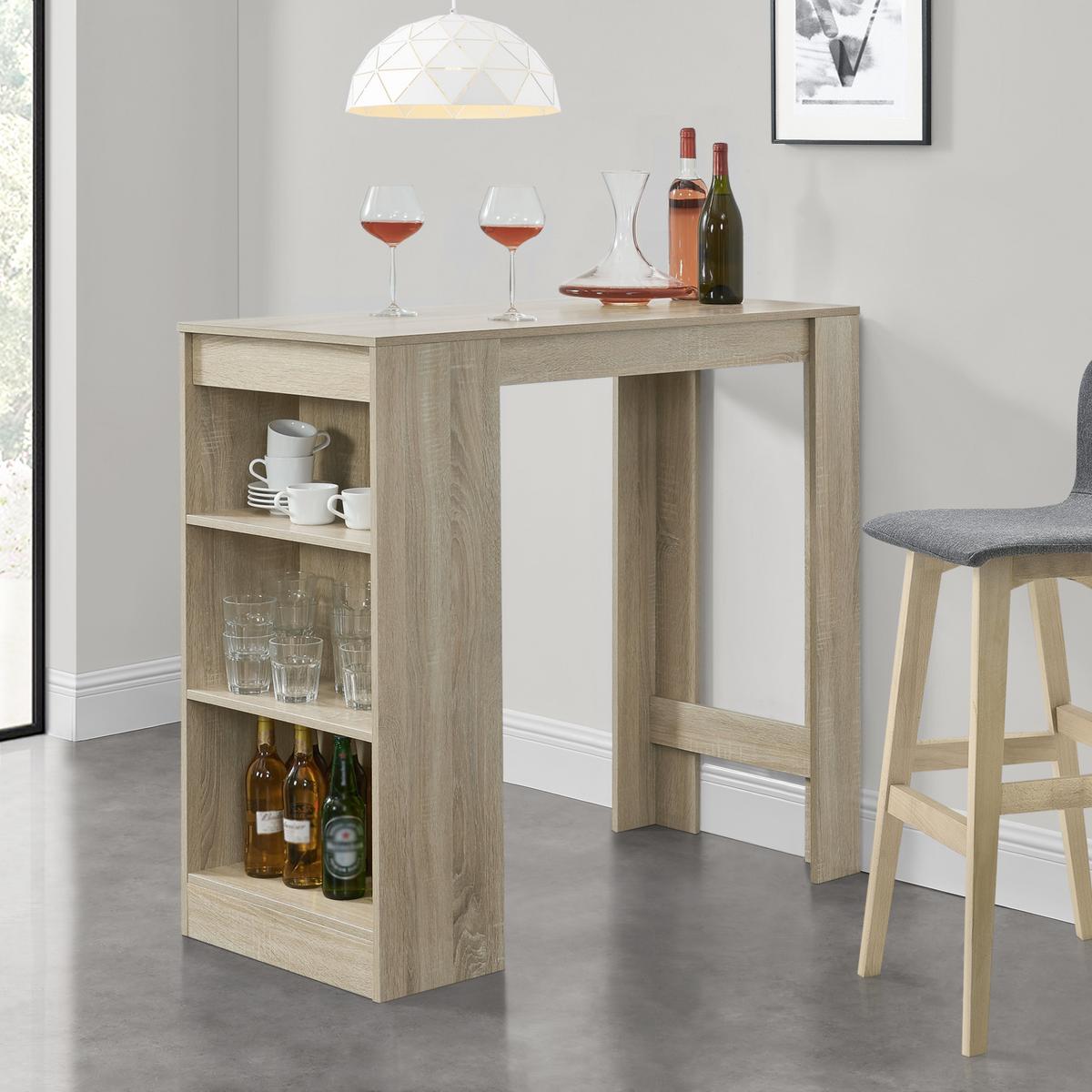 BARTISCH Kouvala - Eichefarben, Holzwerkstoff (50/110/103cm) - [en.casa]