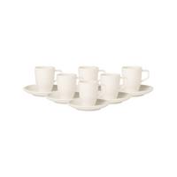 ESPRESSOTASSEN MIT UNTERTASSEN Artesano Original weiß 100 ml 6er Set - Weiß, Keramik (12/8/12cm) - Villeroy & Boch