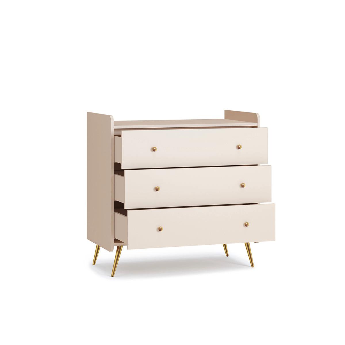 BABYZIMMER 2-teilig Lunea Kaschmir - Kaschmir, Holzwerkstoff (90/90/50.2cm) - Petits-meubles