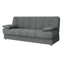 SCHLAFSOFA Sonia - Blaugrau/Schwarz, Holz/Kunststoff (194/88/90cm) - MIRJAN24