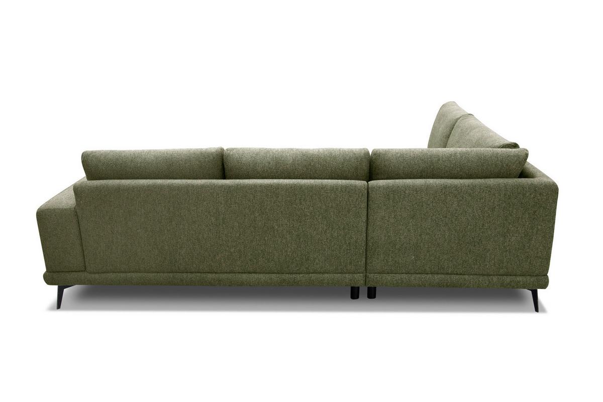 ECKSOFA MEDIOLANE 5-Sitzer, olivgrün - Olivgrün, Holzwerkstoff/Textil (219/282cm) - Wozimo