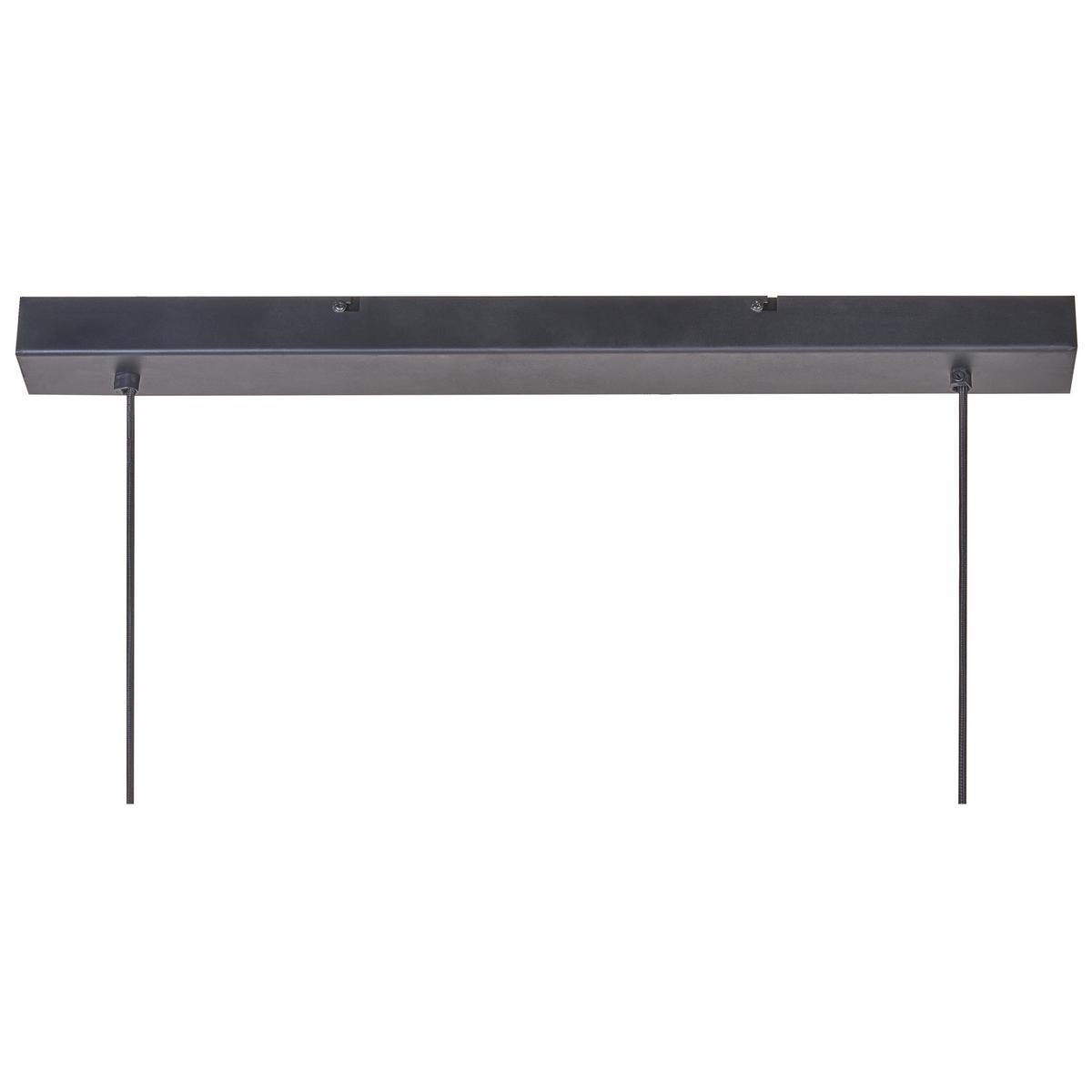 HÄNGELEUCHTE Cheyyar 14/65/126 cm - Schwarz, Holz (14/65/126cm) - Beliani