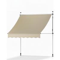 BALKONMARKISE SolVision BM3 Klemmmarkise 2,0x1,8m Beige - Beige, Textil (1800/1/2000cm) - Sol Royal