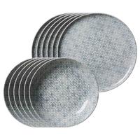 TAFELSERVICE Porto grau 12-tlg. - Grau, Keramik (2/2/2cm) - Ritzenhoff Breker