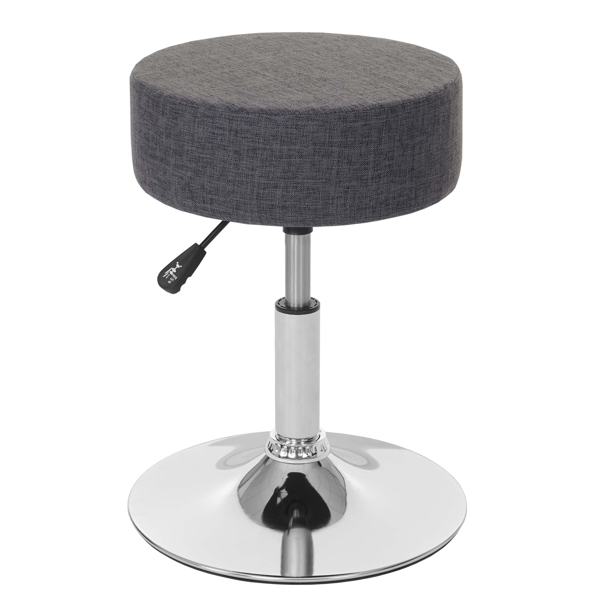 HOCKER Grau - Grau, Textil (35/55/35cm) - MCW