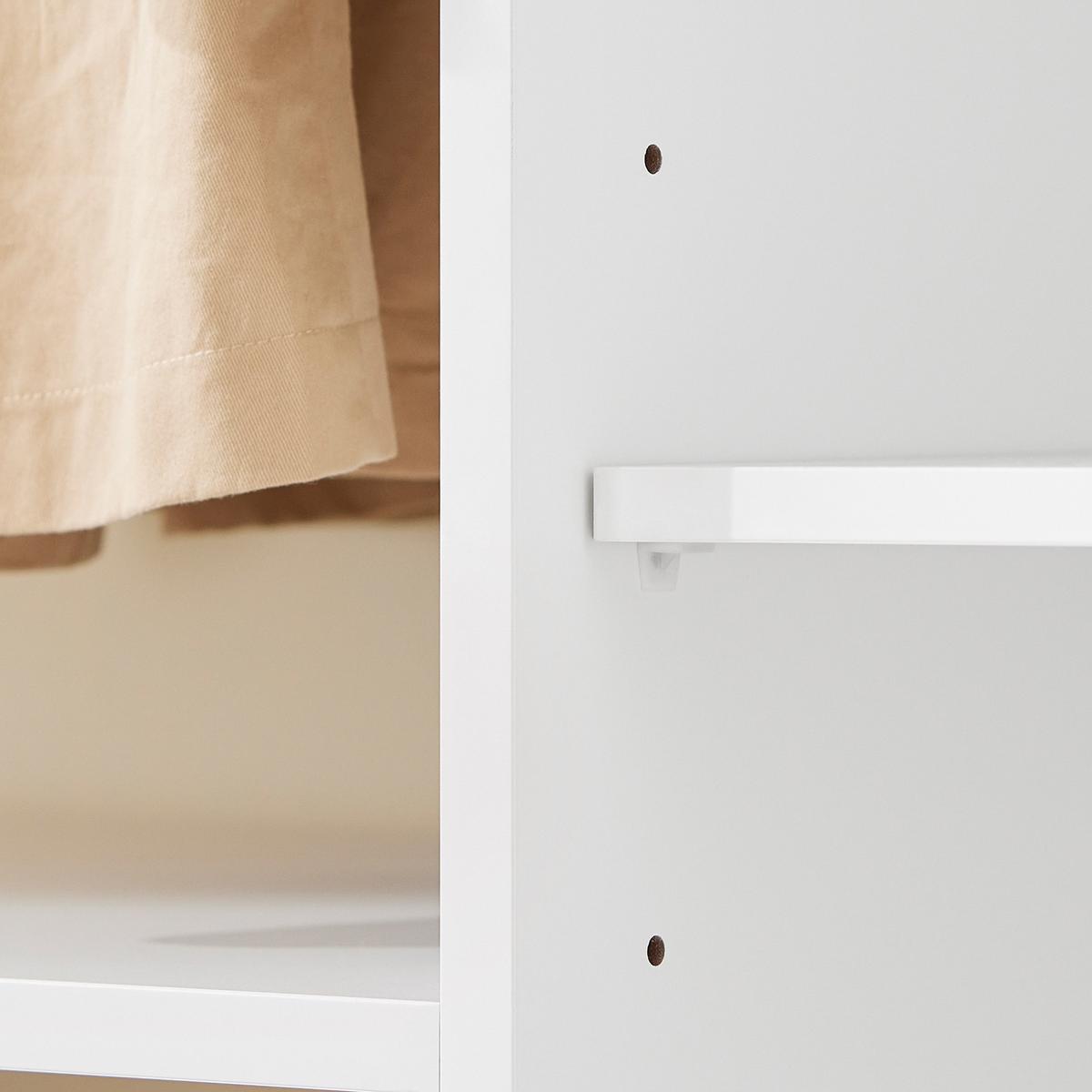 KINDERGARDEROBE Weiß - Weiß, Holzwerkstoff (94/110/35cm) - SoBuy