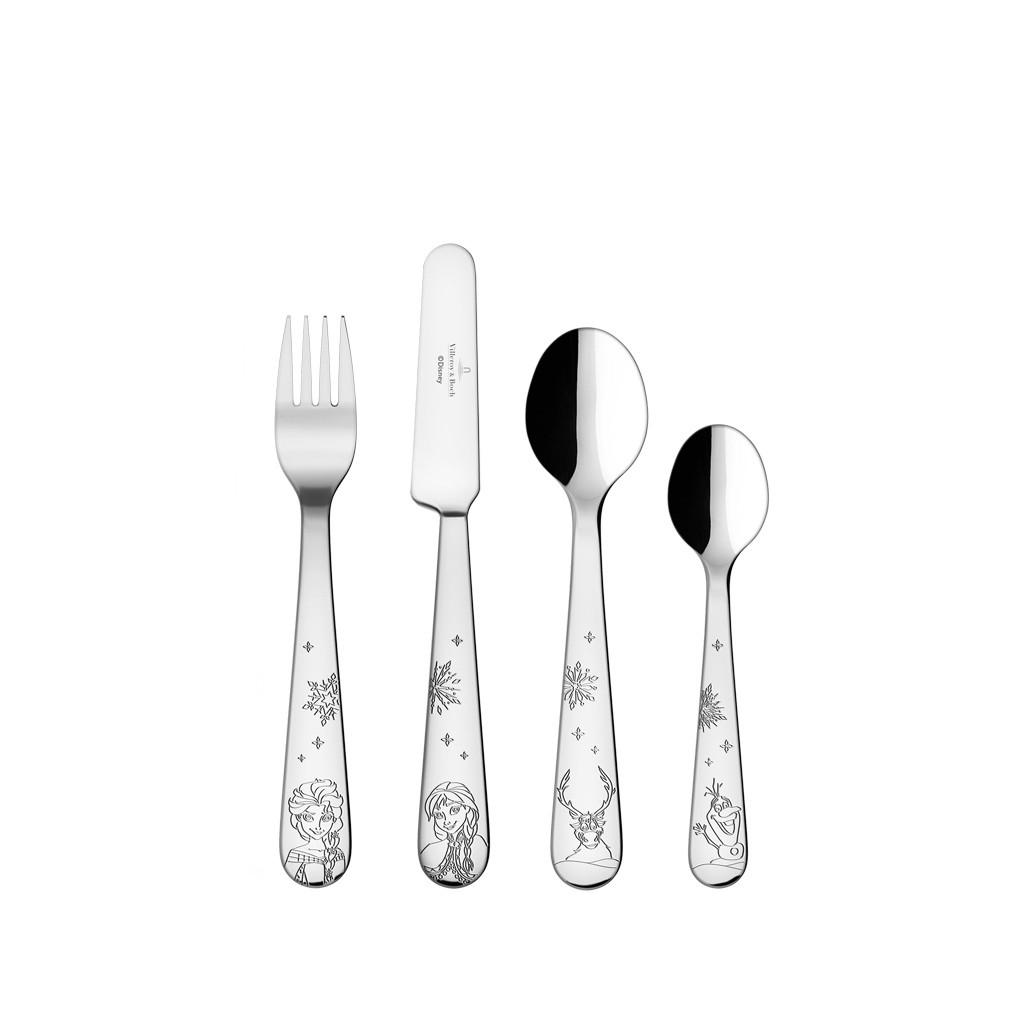 KINDERBESTECK-SET Disney Frozen edelstahl - Edelstahlfarben, Metall - Villeroy & Boch
