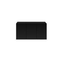 KOMMODE Dallas Schwarz 160/60/35 - Schwarz, Holzwerkstoff (160/60/35cm) - RAUMHIRSCH FURNITURE