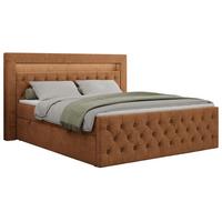 BOXBETT GOLD-9 LED 200/200 Orange Struktur - H4 - Orange, Holz/Textil (200/200cm) - MKS