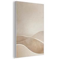 AKUSTIKBILD Beige - Natur - Abstrakt - Modern Wanddeko 60x90 cm - Beige, Kunststoff (60/90/0.9cm) - MuchoWow