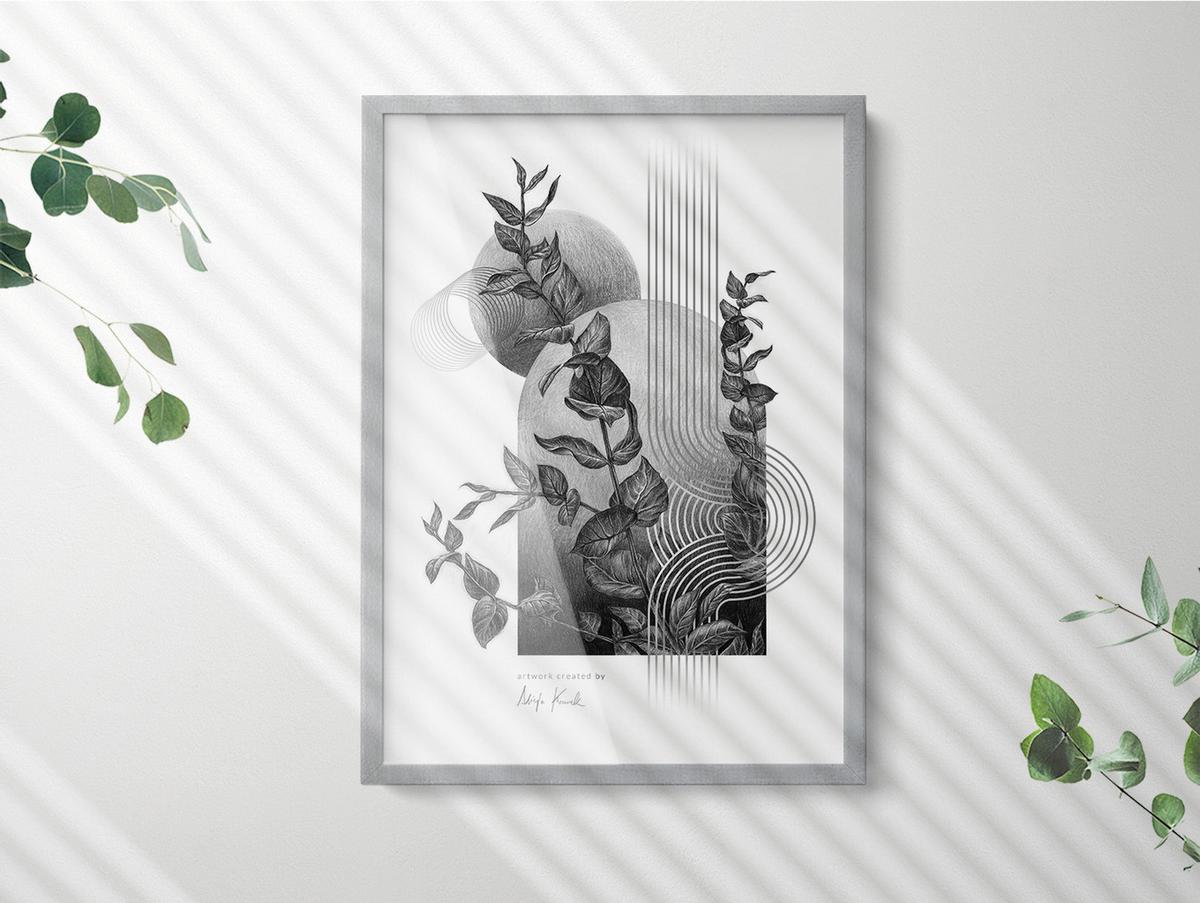 BILDERRAHMEN - Goldfarben, Kunststoff (50/70/1.5cm) - Wallfluent