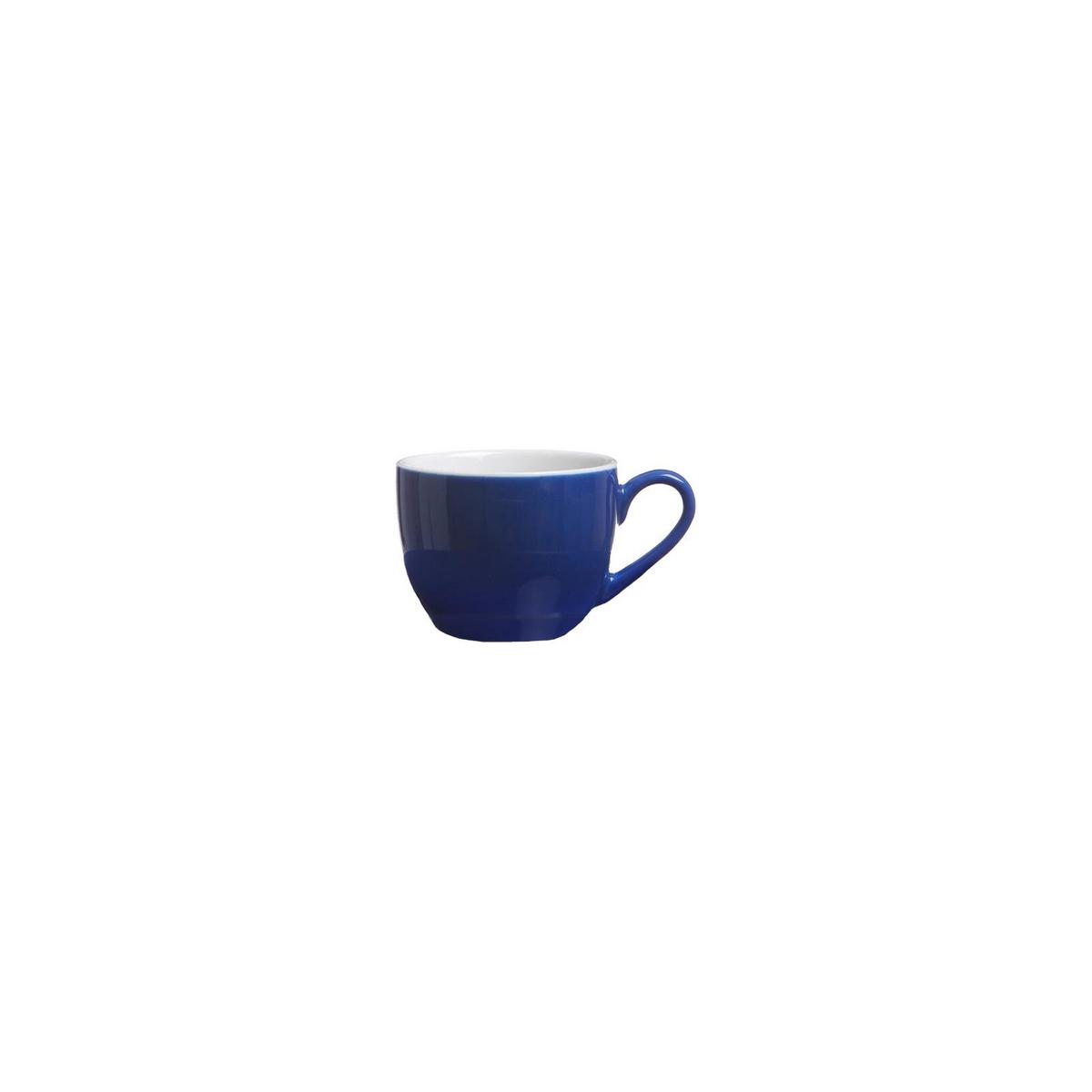 ESPRESSOTASSEN UND -UNTERTASSEN Doppio Indigo Blau 80 ml 6er Set - Blau, Keramik (12/7/12cm) - Ritzenhoff Breker