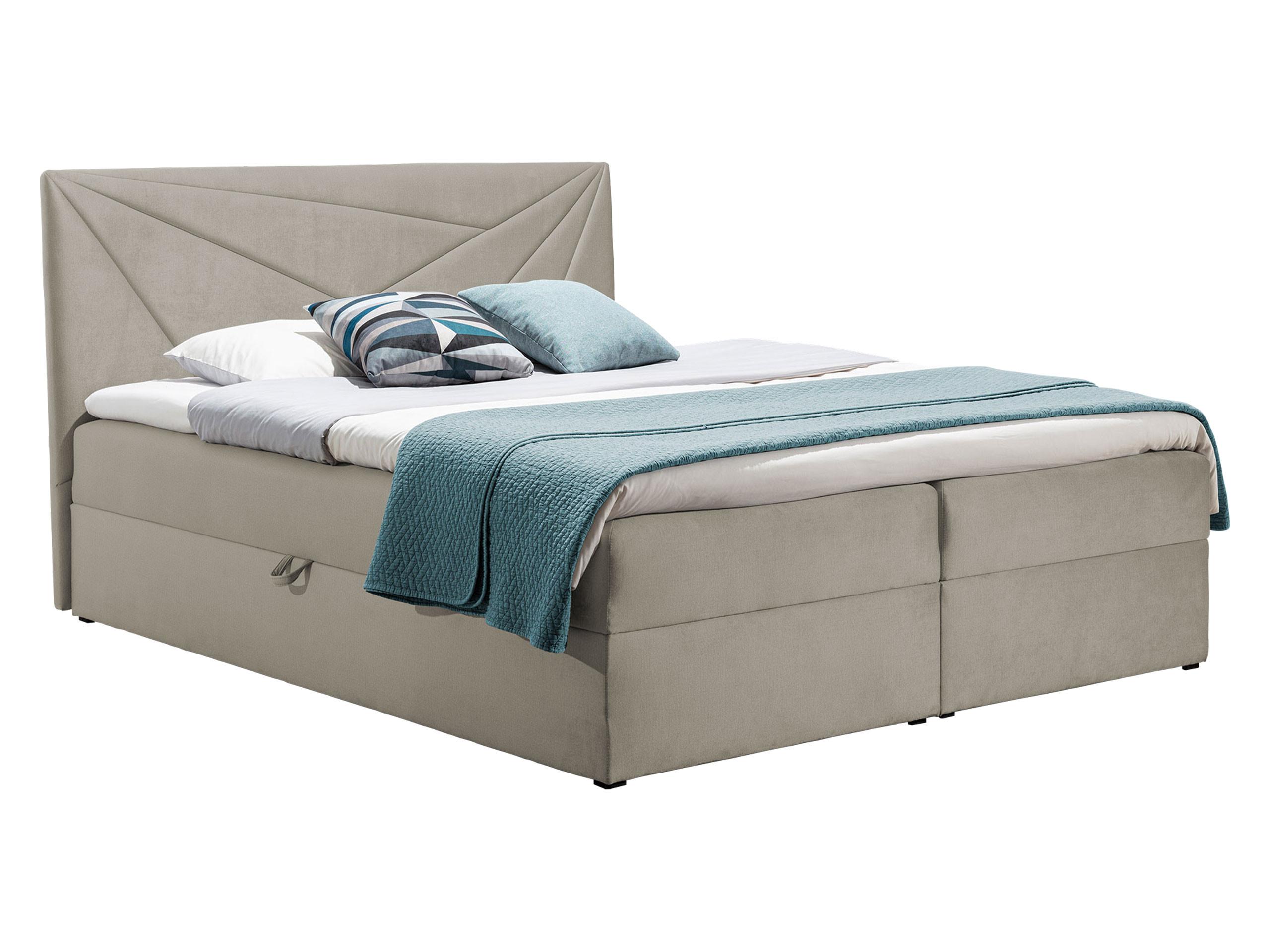 BOXBETT Top 5 - H3 - Beige, Holz (160/200cm) - MIRJAN24