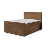 BOXBETT NOLEN 140x200 cm mit Matratze und Topper - Kupferfarben - Kupferfarben, Holz (140/200cm) - MASSENO