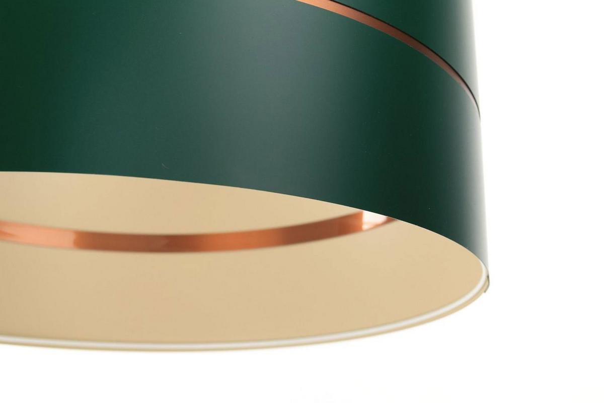 HÄNGELEUCHTE Grün 60/21 cm - Beige/Grün, Kunststoff (60/1.1/21cm) - ONZENO