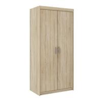 KLEIDERSCHRANK Storicos Sonoma Eiche 89,7/190,5/53 cm - Modern 2-türig - Sonoma Eiche, Holzwerkstoff/Kunststoff (89.8/190.6/53cm) - AX Living