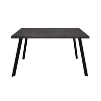 ESSZIMMERTISCH rechteckig Ediva 1 200 x 100 x 75 Esstisch Schwarz/Schwarzstahl - Schwarz, Metall (200/100/75cm) - 58aufmkessel