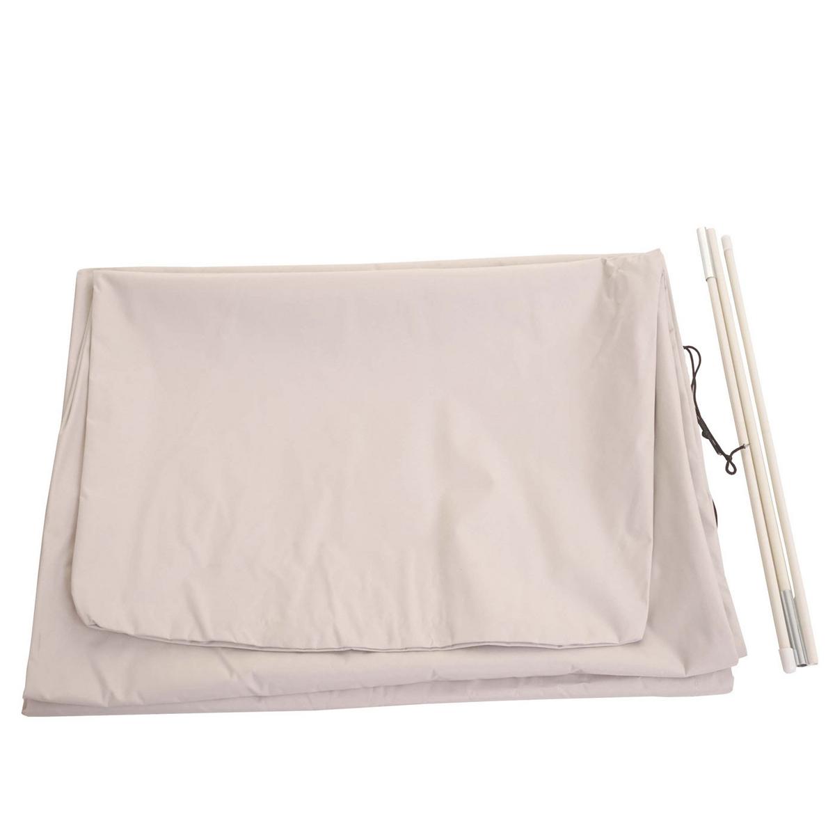 SCHUTZHÜLLE MCW FÜR AMPELSCHIRM BIS 43M Cremeweiß, Grau - Weiß/Grau, Textil (60/240/60cm) - MCW