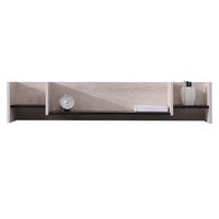 WANDREGAL Planet 13 - Eichefarben/Schwarz, Holzwerkstoff (125/25/24cm) - MIRJAN24
