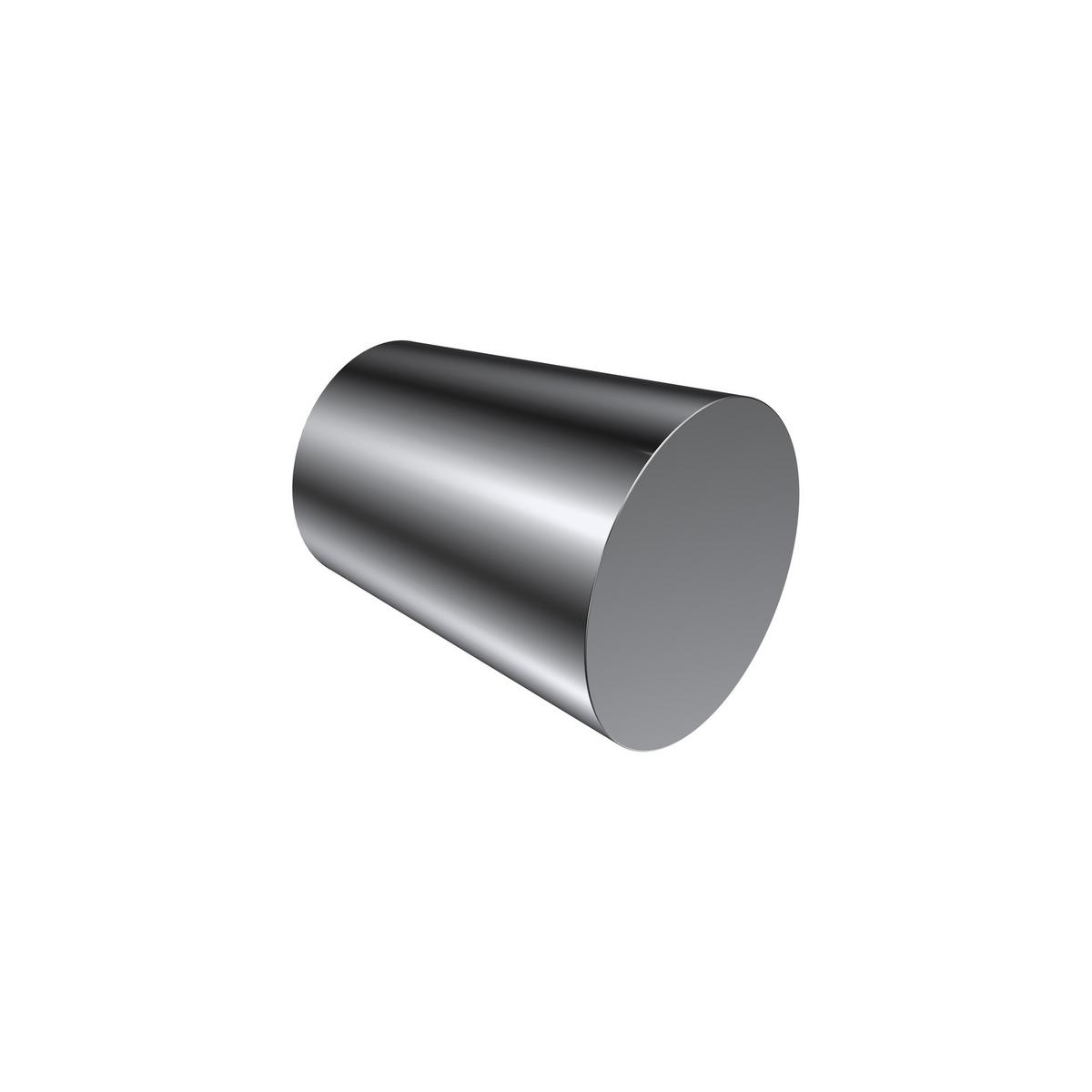 GARDINENSTANGE Prestige Sitra 260 cm (geteilt in 2 x 130 cm), 1-läufig, 20 mm Ø Chrom - Chromfarben, Metall (260cm) - INTERDECO