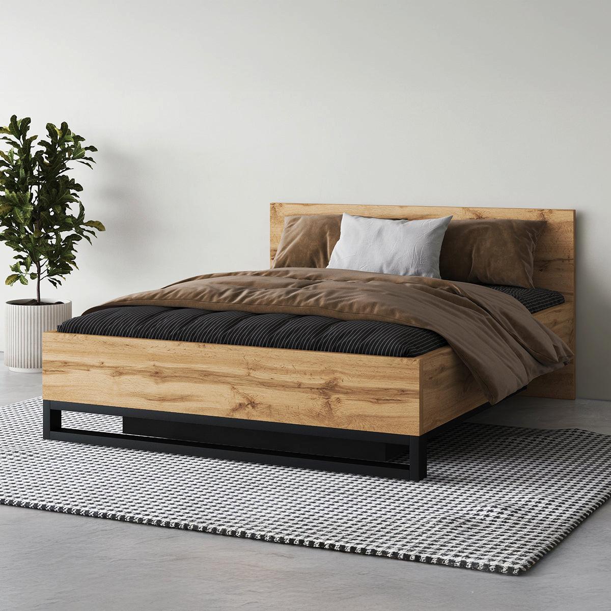 BOXBETT 160/200 Eden Holz - Braun, Holzwerkstoff (160/200cm) - Petits-meubles