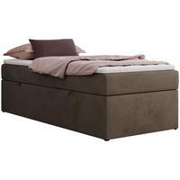 BOXBETT ZERO 90/200 - Braun Velvet - H3 - Topper Visco - Braun, Textil (90/200cm) - MKS