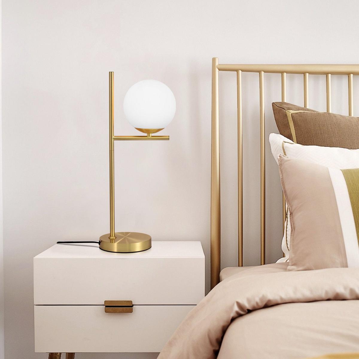 TISCHLEUCHTE Oase 22/22/50 cm - Goldfarben, Metall (22/22/50cm) - Nettlife