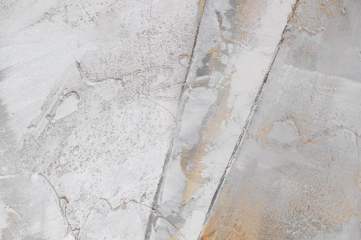 ACRYLBILD HANDGEMALT 120/80 cm - Braun/Grau, Holz/Textil (120/80cm) - KUNSTLOFT