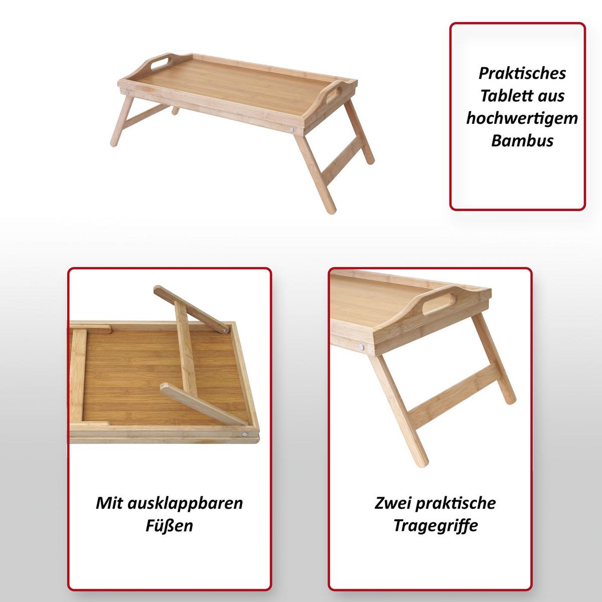 TABLETT Braun - Braun, Holz (64/20/30cm) - MCW