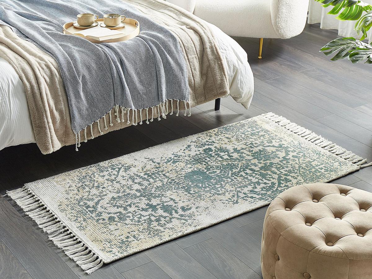 VINTAGE-TEPPICH Boyali 150/80 cm - Beige, Naturmaterialien (80/150cm) - Beliani