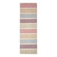 TEPPICHLÄUFER Chenille gestreift 66/200 cm - Multicolor, Textil (66/200cm) - Homescapes