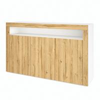 SIDEBOARD Valencia Eiche Natur/ Eiche Natur - Eichefarben, Holzwerkstoff (155/92/40cm) - Vladon
