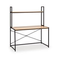 SCHREIBTISCH 120/60/138 Carmen schwarz - Schwarz, Holzwerkstoff (60/120/138cm) - VS Venta-stock