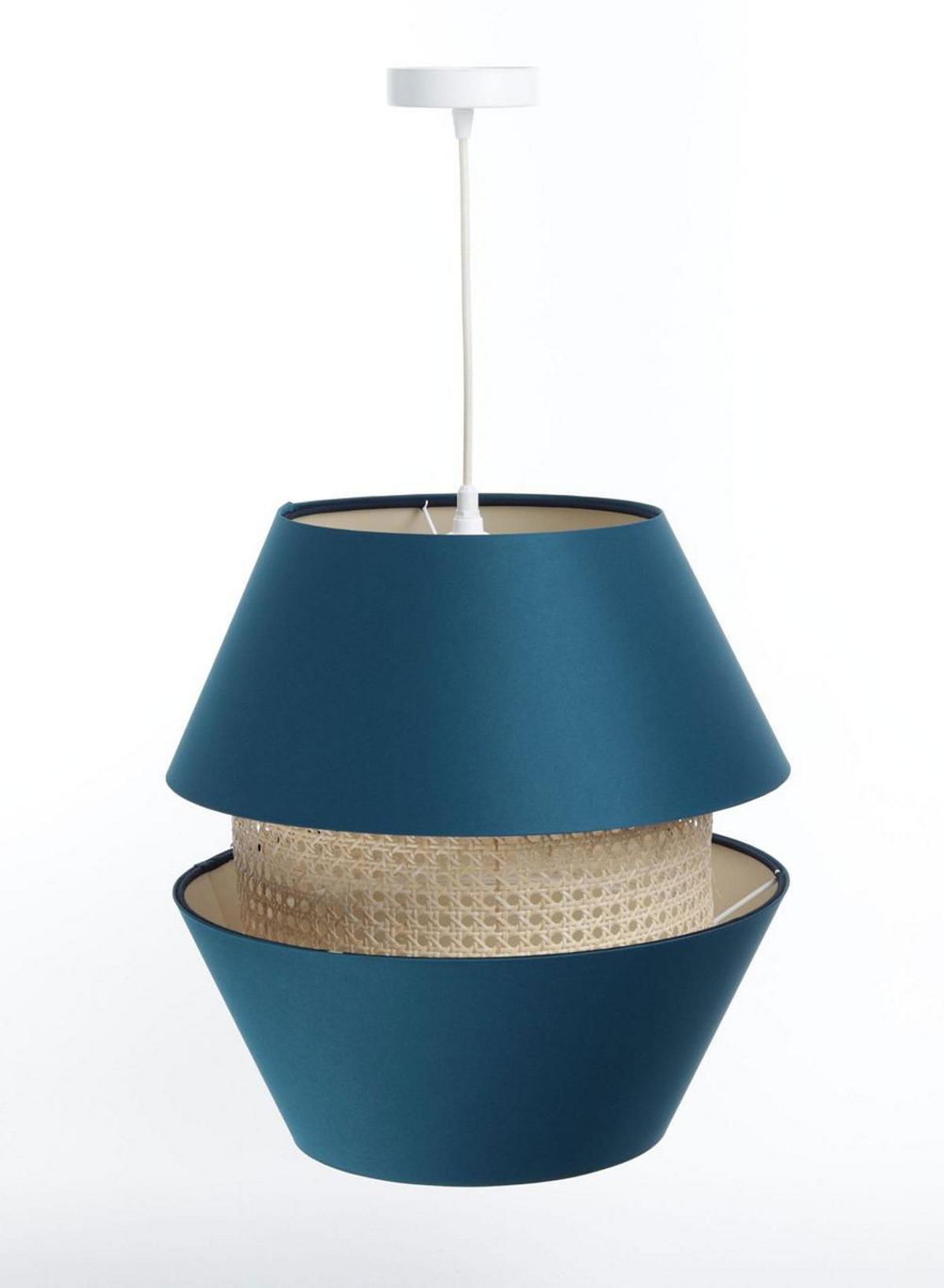 HÄNGELEUCHTE Türkis 40/40 cm - Türkis, Kunststoff (40/1.3/40cm) - ONZENO