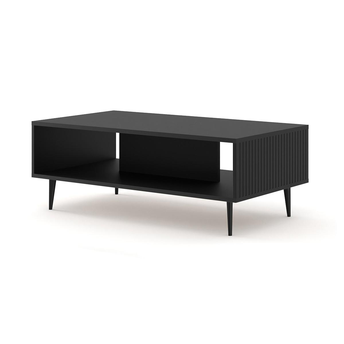 COUCHTISCH Philaé Schwarz - Schwarz, Holzwerkstoff (60/90/43cm) - Petits-meubles