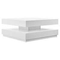 COUCHTISCH Florenz 76/76/38 cm - Weiß, Holzwerkstoff (76/76/38cm) - [en.casa]