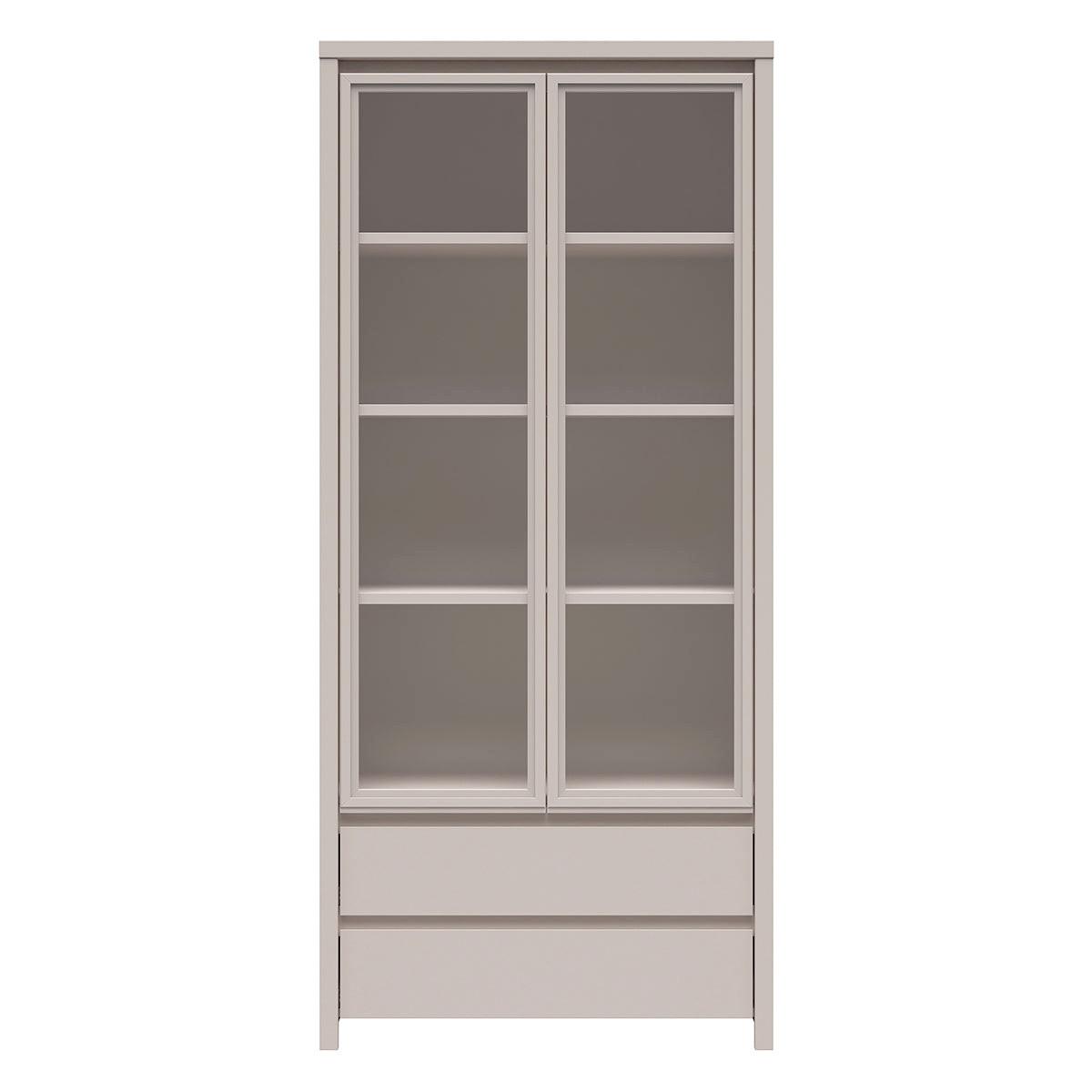 GESCHIRRSCHRANK Soren Kaschmir - Beige, Holzwerkstoff (90/200.5/40.5cm) - Petits-meubles