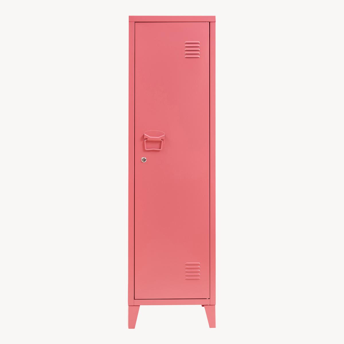 EINZELSPIND Kurikka - Dunkelrosa, Metall (38/137/38cm) - [en.casa]