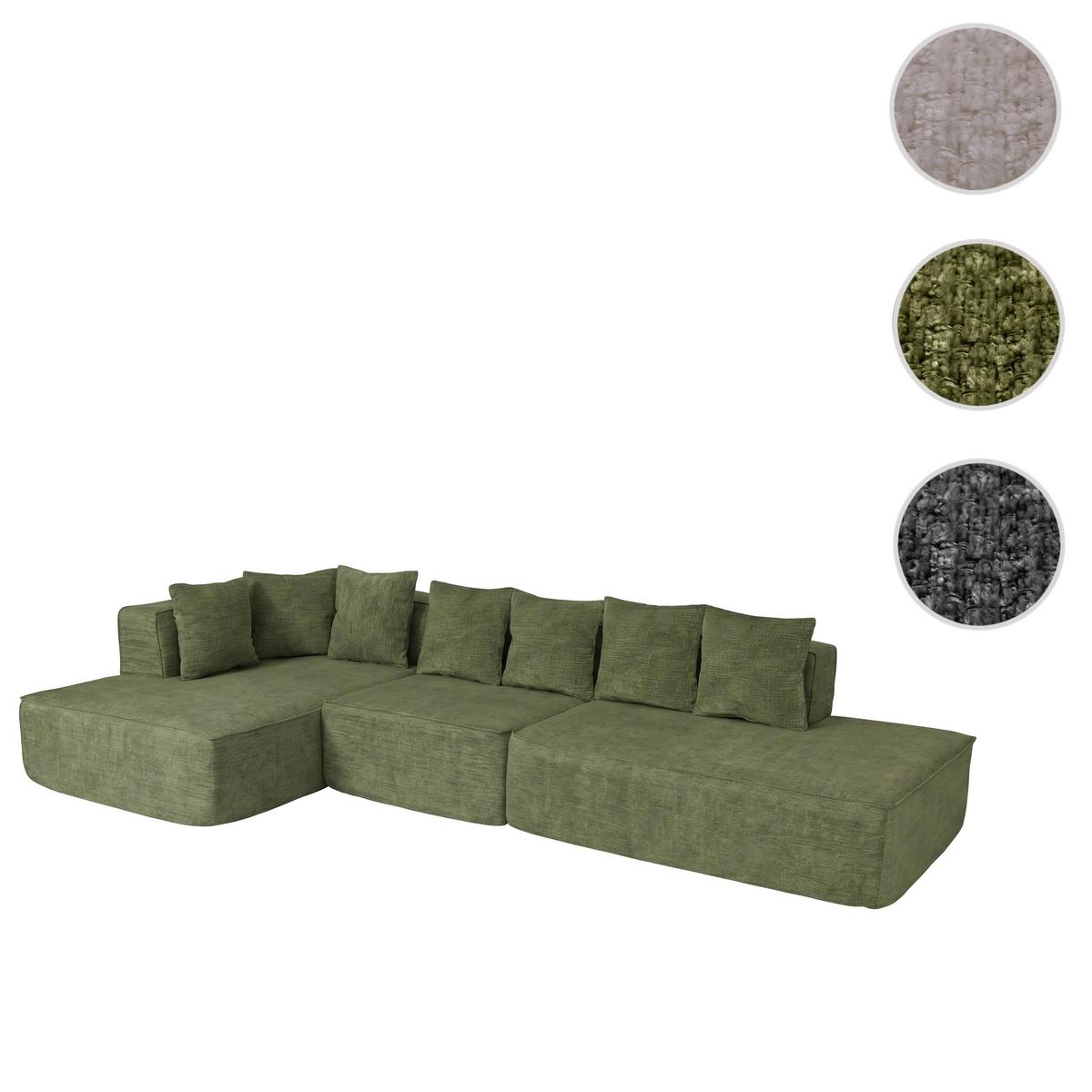 SOFA-GARNITUR Grün - Grün, Textil (310/60/150cm) - MCW