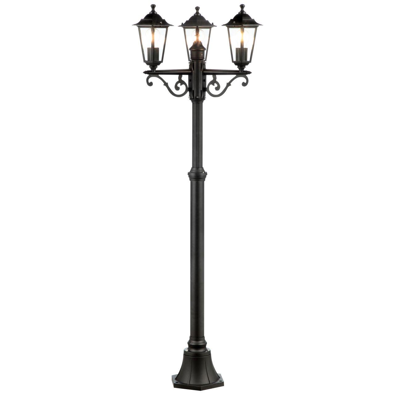 AUSSENSTANDLEUCHTE Carleen 90990A06 - Schwarz, Metall (60/60/195.5cm) - Brilliant