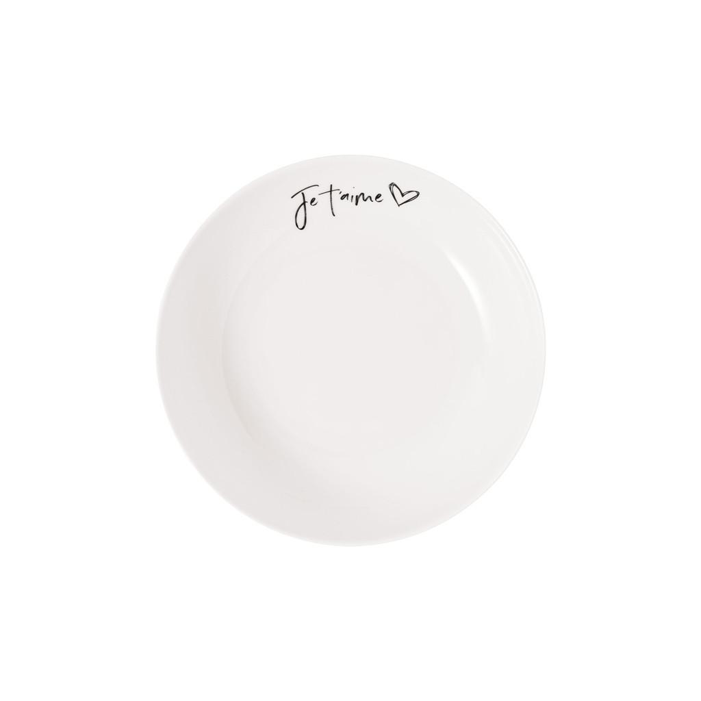 SCHALE JE T'AIME Statement weiß ø 18,7 cm - Weiß, Keramik (18.7cm) - Villeroy & Boch
