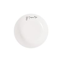 SCHALE JE T'AIME Statement weiß ø 18,7 cm - Weiß, Keramik (18.7cm) - Villeroy & Boch