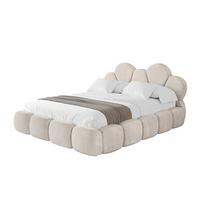 POLSTERBETT mit Bettkasten und Lattenrost, Bett mit Matratze H3/H4 - LANA 180x200 Beige - Beige, Holzwerkstoff/Textil (180/200cm) - ALTDECOR