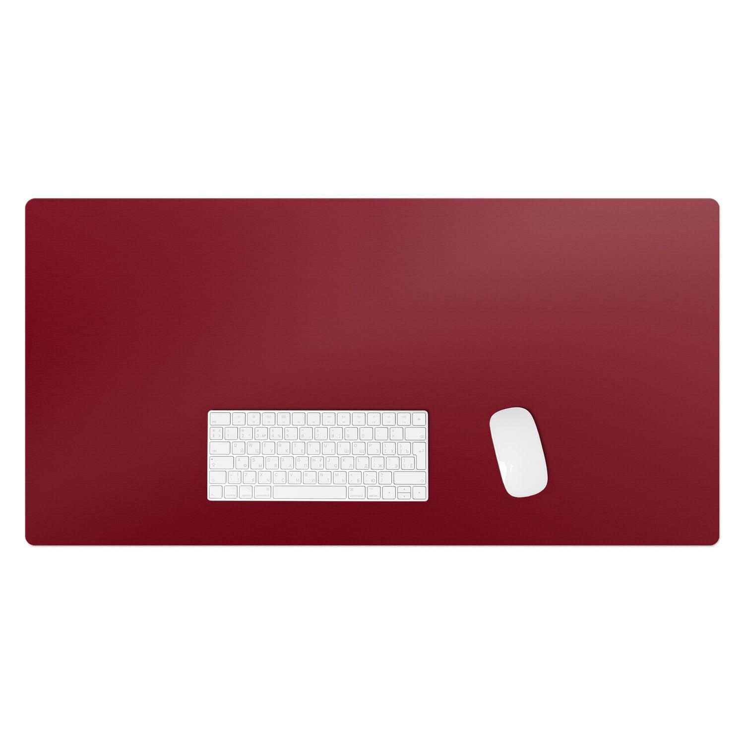 SCHREIBTISCHUNTERLAGE 100x50 cm Bordeaux - Weinrot, Kunststoff (100/50/1.6cm) - Wallfluent