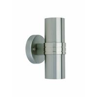 AUSSENWANDLEUCHTE Hanni G96230/82 - Edelstahlfarben, Metall (8.5/19.5/12cm) - Brilliant