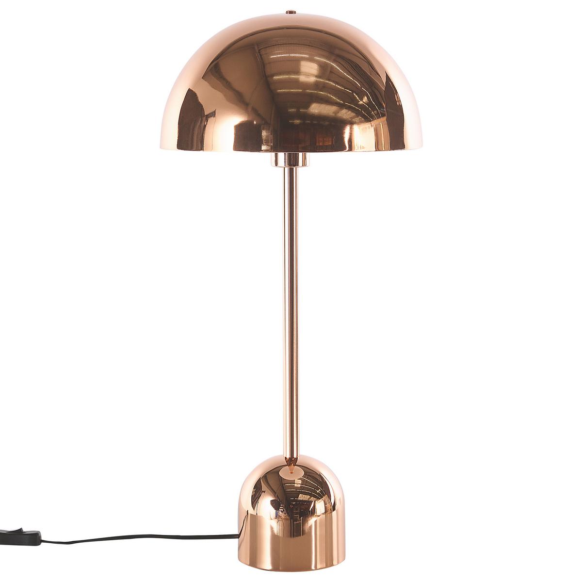TISCHLAMPE Macasia 30/30/64 cm - Kupferfarben, Metall (30/30/64cm) - Beliani